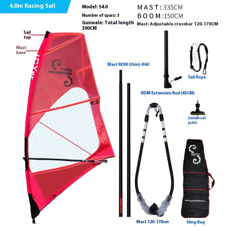 Red 4.0 flat sail [accessories included]]