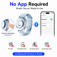 Bracelet intelligent personnalisé OEM ODM avec alerte par vibration, appel d'urgence, bracelet intelligent pour la sécurité des personnes âgées