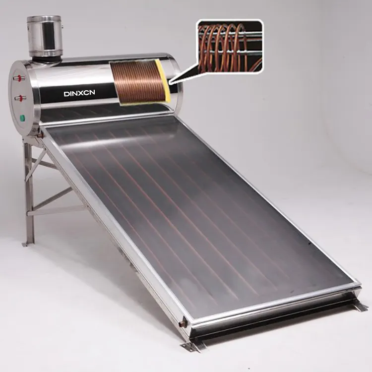 Ot-calentador de agua solar de placa plana, colector solar para uso doméstico