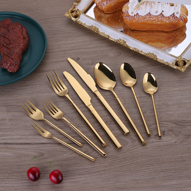 Golden Homefelt Classic Stainless Steel 18/10 Restaurant Cutlery Set Manufacturer Wholesale Flatware
