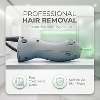 Laser professionnel d'épilation 755/1064nm à double impulsion, grande spotte de 20 mm, pour dermatologie, élimination vasculaire, rajeunissement rapide en milieu hospitalier