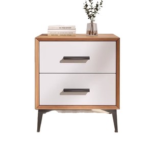 Solid wood bedside table, <b>storage</b> <b>cabinet</b>, Nordic style, small apartment, new Chinese style <b>bedroom</b>, mini light luxury style - Product Image 3