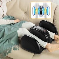 NOUVEAU Masseur de pieds, de jambes et de mollets à prix avantageux, thérapie chauffante, shiatsu, pétrissage profond, compression, soulagement de la douleur, appareil de massage à air comprimé
