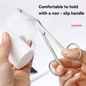 Tijeras <span class=keywords><strong>para</strong></span> Vendajes Médicos de Acero Inoxidable 2Cr13 de Grado Industrial de Alta Calidad, con Borde Dentado, Ecológicas - Product Image 2