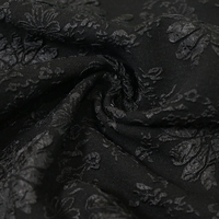 Tissu Jacquard de luxe à motifs floraux 3d au design exquis Tissu Polyester Spandex Beau tissu Jacquard à fleurs 3d pour robe