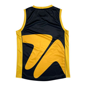 Débardeur de sport sans manches personnalisé en usine, séchage rapide, respirant, en maille, coupe oversize pour le fitness - Product Image 3