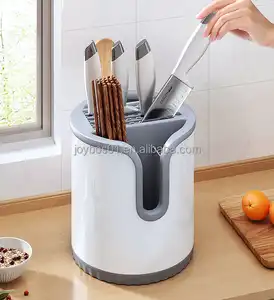 JOYBOS Knife Blok Pemegang Berputar Universal Perkakas Caddy untuk Meja Multi-fungsi Dapur Organizer