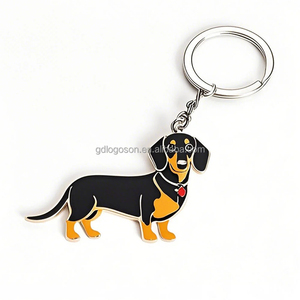 2025 Cá Nhân Phim Hoạt Hình Kim Loại Móc Khóa Thiết Lập Kẽm Hợp Kim Móc Khóa Với Pháp Bulldog Vàng Retriever Cho Những Người Yêu Chó - Product Image 2