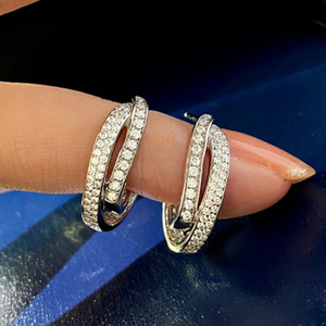 Orecchini a Perno con Linee Irregolari, Gioielli Eleganti e Chic per Donne, per Ufficio, Uso Quotidiano, Feste, Regalo - Product Image 2