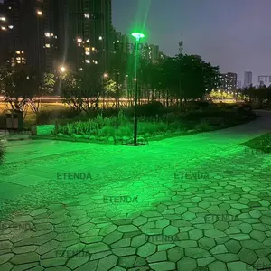 Güneş sokak BTooth müzik ritim yüksek kalite hareket sensörlü LED peyzaj RGB açık su geçirmez otopark bahçe ışıkları