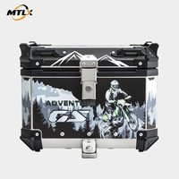 Coffre arrière rigide pour trottinette électrique robuste 45L en aluminium épais, fournisseur chinois en gros avec support OEM