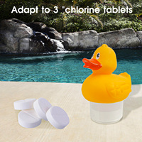 Distributeur de chlore flottant personnalisable pour piscines et spas, distributeur de chlore liquide ou en pastilles pour animaux