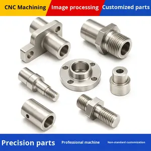 قطع غيار مصنعة بتقنية التحكم الرقمي بالحاسوب، ملحقات الآلات، قطع دقيقة غير قياسية من النحاس والحديد والألومنيوم والفولاذ المقاوم للصدأ، صنع في الصين - Product Image 4
