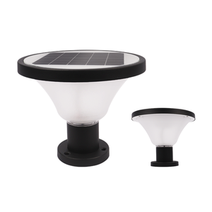 OEM <span class=keywords><strong>Solar</strong></span> Pilar Luces Paisaje Césped Jardín Decorativo Exterior Impermeable Patrón Linterna Alta potencia Hermosa - Product Image 1
