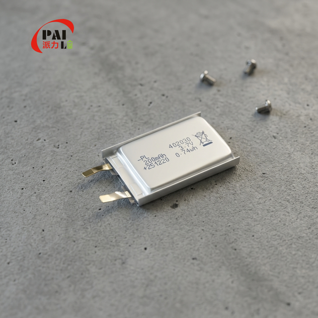 Semi-solid State Battery 3.7V 200mAh LiCoO2 500-Cycle 402030 with Connector for Small Electronics & Home Appliances