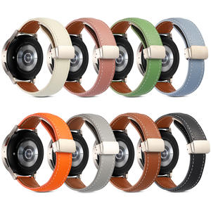 <span class=keywords><strong>Bracelet</strong></span> de montre intelligente à boucle magnétique en <span class=keywords><strong>cuir</strong></span> de luxe 20mm 22mm pour <span class=keywords><strong>Samsung</strong></span> <span class=keywords><strong>Galaxy</strong></span> <span class=keywords><strong>Watch</strong></span> 4/5 Pro Strap <span class=keywords><strong>Active</strong></span> <span class=keywords><strong>Watch</strong></span> <span class=keywords><strong>Bracelet</strong></span> - Product Image 5