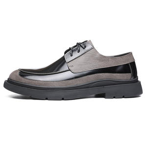 Zapatos con Punta Grande para hombre, zapatillas masculinas de cuero genuino británico, transpirables, informales, de estilo coreano a la moda, para verano, 2021 - Product Image 1