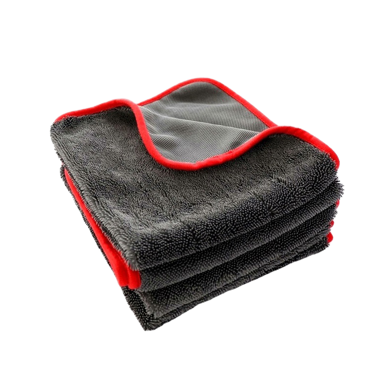 600GSM Korean Absorbent Microfiber Cleaning Twisted Loop Car Wash Towel Detailing Quick Dry Car Wash Towel