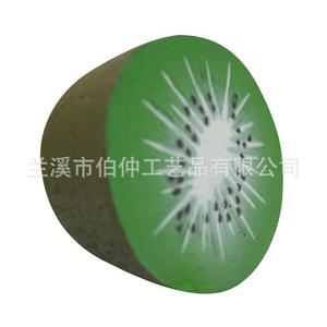 Simulated Kiwi Pu Foam <b>Squeeze</b> <b>Ball</b> For Toddlers Stress Relief Toy 2 To 4 Years Green Fruit Shape Fidget Toy - Product Image 2