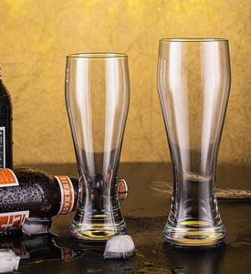 Vendita calda moderno boccale di birra di vetro di grano borosilicato alto Design creativo a vita stretta sottile disponibile in 2 taglie - Product Image 4