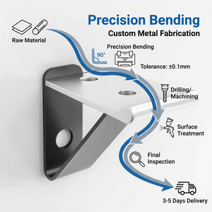 תושבת מדף קיר מפלדת אל-חלד חזקה במיוחד בהתאמה אישית של TZR OEM, מסגרת תמיכה משולשת ממתכת חלקה - Product Image 2