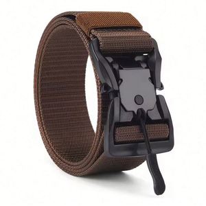 Cinturón Táctico de Nylon de Alta Calidad para Entrenamiento al Aire Libre para Hombre, Hebilla de Liberación Rápida, Estilo Vintage, Material de Aleación, Moderno - Product Image 5