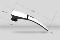LUYAO-masajeador de tejido profundo recargable a mano, máquina de masaje de cuerpo completo de percusión eléctrica inalámbrica con diseño portátil