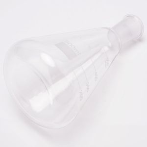 Phòng thí nghiệm erlenmeyer hình nón <span class=keywords><strong>Flask</strong></span> trong tam giác hình dạng thủy tinh borosilicate với tiêu chuẩn Miệng doanh - Product Image 6