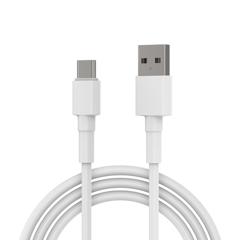 White usb cable A-C 1m