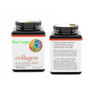Fornitura di collagene integratore di collagene <span class=keywords><strong>compresse</strong></span> per la pelle, capelli e unghie <span class=keywords><strong>compresse</strong></span> di collagene <span class=keywords><strong>vitamina</strong></span> <span class=keywords><strong>C</strong></span> 290 <span class=keywords><strong>compresse</strong></span> - Product Image 1