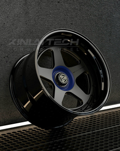 ล้อแม็กซ์ XINLAI สีดำสุดหรู แบบฟอร์จ 3 ชิ้นส่วน  ขนาด PCD 5x114.3 5x112 5x108 19 20 21 นิ้ว ผลิตด้วยเครื่อง CNC ขอบลึก - Product Image 2
