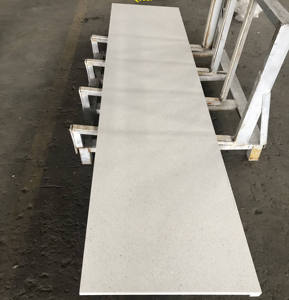 Sparkle White Quartz Stone Slabs Q9317 Crystal Artificial Quartz with <b>Mirror</b> Flecks for Kitchen Countertops - Product Image 1