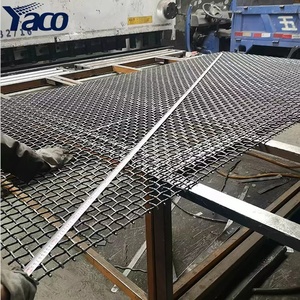 थोक उच्च गुणवत्ता वाले 65 मिलियन इस्पात कुरकुड तार बड़े औद्योगिक कंपन स्क्रीन बुना हुआ तार कपड़ा वर्ग झुकने काटने - Product Image 5