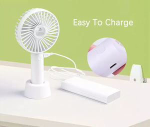 Cadeau de <span class=keywords><strong>Promotion</strong></span> chaude Portable Mini ventilateur poche ventilateur de refroidissement d'air portable avec ventilateur Rechargeable Usb refroidisseur d'air de bureau électrique - Product Image 5