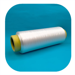 Fil élastique blanc de filament de 75D/24f PBT DTY pour le fil tourné par noyau - Product Image 3