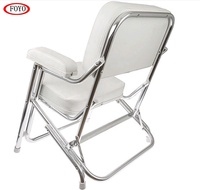 FOYO Chaise longue pliante marine blanche de haute qualité pour siège de bateau