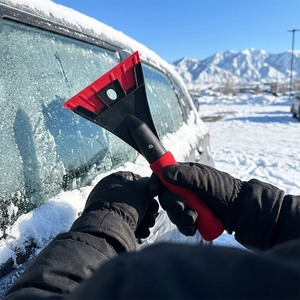 <span class=keywords><strong>Grattoir</strong></span> de <span class=keywords><strong>pare</strong></span>-<span class=keywords><strong>brise</strong></span> de voiture avec poignée ergonomique en mousse anti-rayures pour l'élimination de la glace et de la neige - Product Image 5