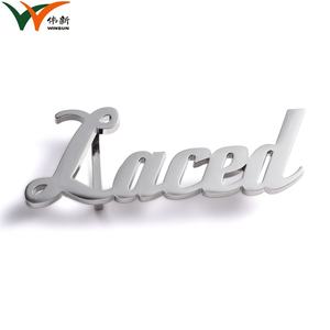 Boucle de ceinture en métal avec initiale au design simple, plaque nominative argentée pour hommes et femmes - Product Image 2