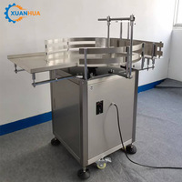 Machine de déscramblage automatique de bouteilles de type table tournante à disque, pièces de rechange en acier inoxydable 201, ligne de production