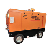 Compresseur d'air à vis portable pour moteur diesel 20 Bar 17 Bar pour appareil de forage Compresseur à vis de marque Kaishan