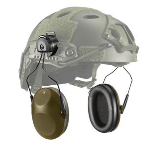 Casco táctico montado versión orejera <span class=keywords><strong>antiruido</strong></span> tapones para los oídos protección auditiva protectores auditivos insonorizados accesorios de caza - Product Image 3