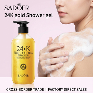 Nuevo Gel de Ducha Nutritivo, Hidratante, Perfumado, Blanqueador y Aclarante de Piel con Oro Puro de 24k - Product Image 2