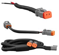 Rakitan kabel Harness injektor bahan bakar konektor mobil kedap air 2-Pin