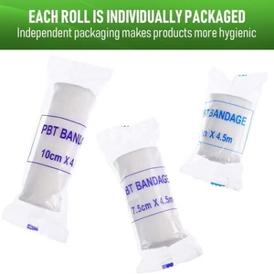 ผ้าพันแผลก๊อซยืดหยุ่นดูดซับได้ PBT EO ปลอดเชื้อ ได้รับการรับรองมาตรฐาน CE ระดับ Class I สำหรับทำแผล ปิดแผลฉุกเฉิน สำหรับกระดูกหัก อายุการเก็บรักษา 3 ปี - Product Image 5