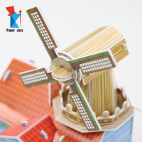 Mini kit de maison modèle à construire soi-même, jouets éducatifs, puzzles, cadeau pour enfants et adultes