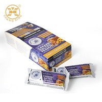 Boîtes de présentation de comptoir en carton blanc imprimées sur mesure pour barres énergétiques, barres chocolatées, emballage de noix et de graines, boîte en papier