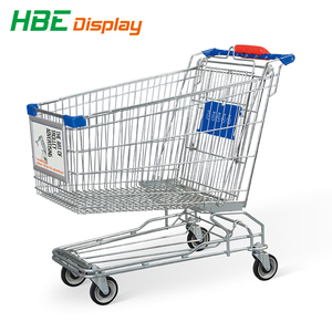 सुपरमार्केट भारी शुल्क धातु शॉपिंग ट्रॉली गाड़ी - Product Image 3