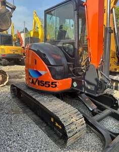 Mini-excavatrice d'occasion Hitachi de marque japonaise originale de haute qualité, modèle Zx55, 5,5 tonnes, moteur d'origine, pompe à engrenages PLC, stabilité hydraulique - Product Image 3
