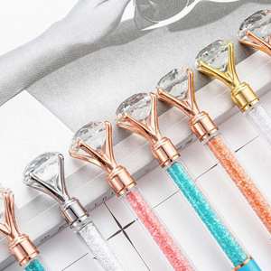 Stylos en cristal diamant personnalisables - Cadeaux idéaux pour les étudiants et stylos à bille promotionnels pour la mise en image de la marque - Product Image 3