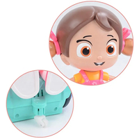 Jouet Fille Dansante Électrique Rotatif à Succès avec Lumières Colorées et Musique, Poupée Tournante Automatique Accélérée pour Cadeau Enfant